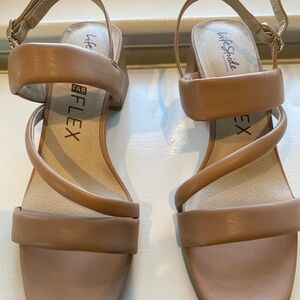 Life Stride Tan Sandals
